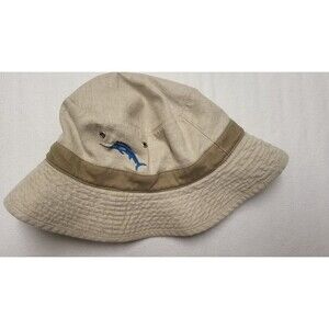 Tommy Bahama Bucket Hat Cotton Khaki with Logo Men’s L